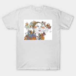 Portrait of Greta Thunberg T-Shirt